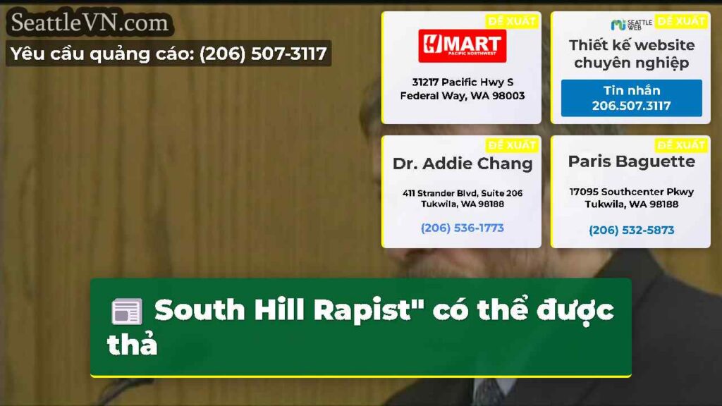 South Hill Rapist" có thể được thả