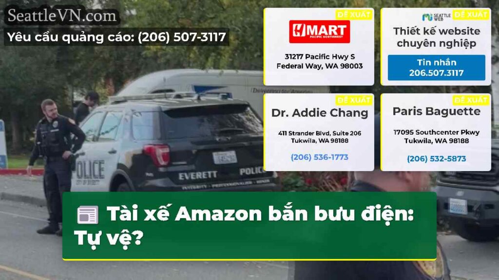 Tài xế Amazon bắn bưu điện: Tự vệ?