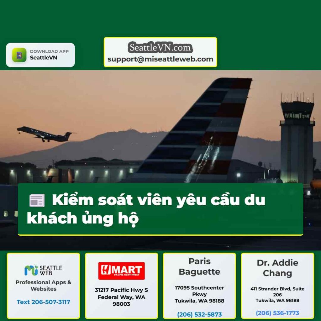 Kiểm soát viên yêu cầu du khách ủng hộ