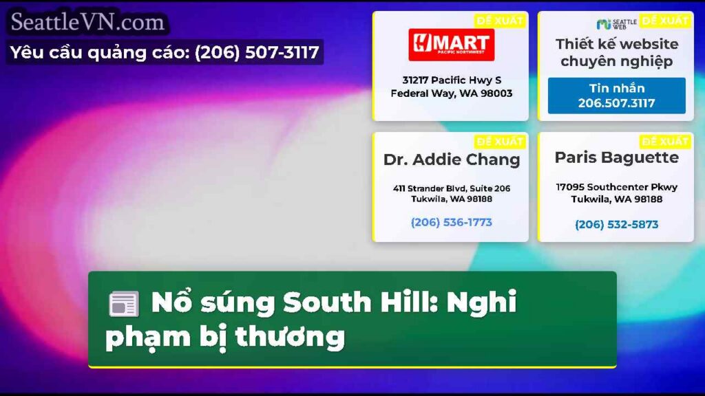 Nổ súng South Hill: Nghi phạm bị thương