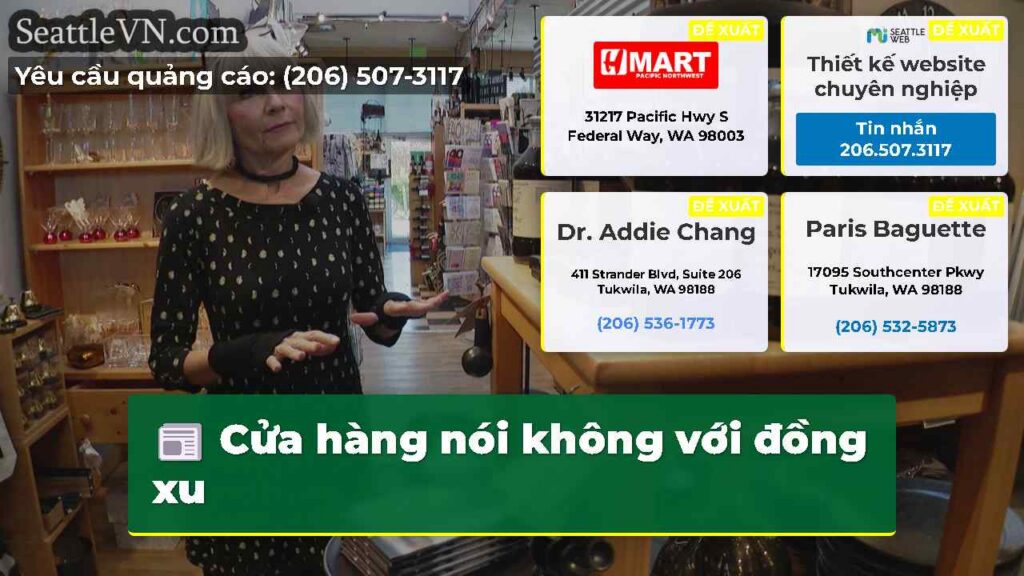 Cửa hàng nói không với đồng xu