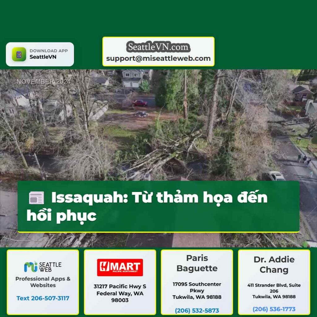 Issaquah: Từ thảm họa đến hồi phục