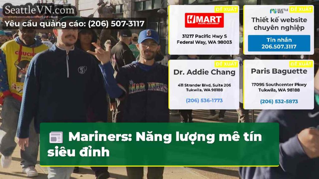 Mariners: Năng lượng mê tín siêu đỉnh