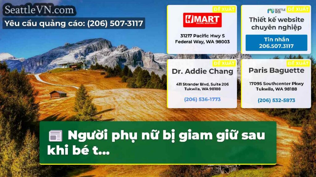 Người phụ nữ bị giam giữ sau khi bé t...