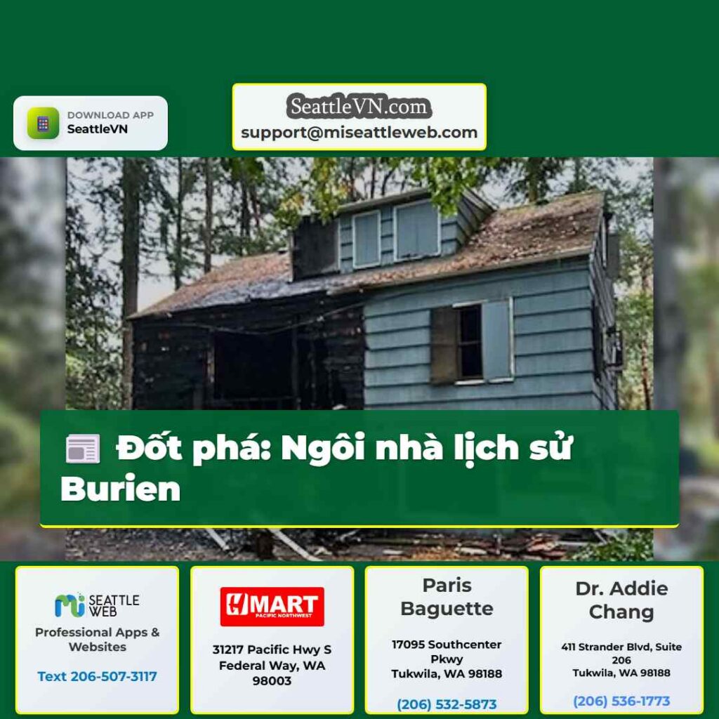 Đốt phá: Ngôi nhà lịch sử Burien