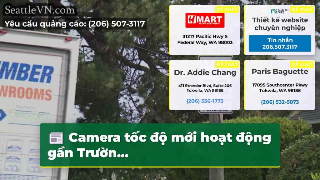 Camera tốc độ mới hoạt động gần Trườn...