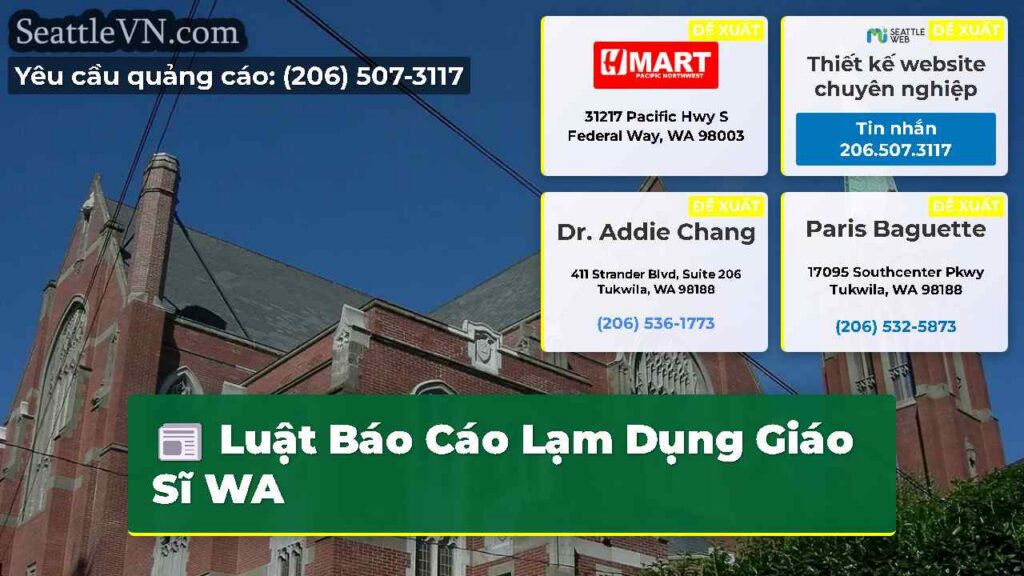 Luật Báo Cáo Lạm Dụng Giáo Sĩ WA