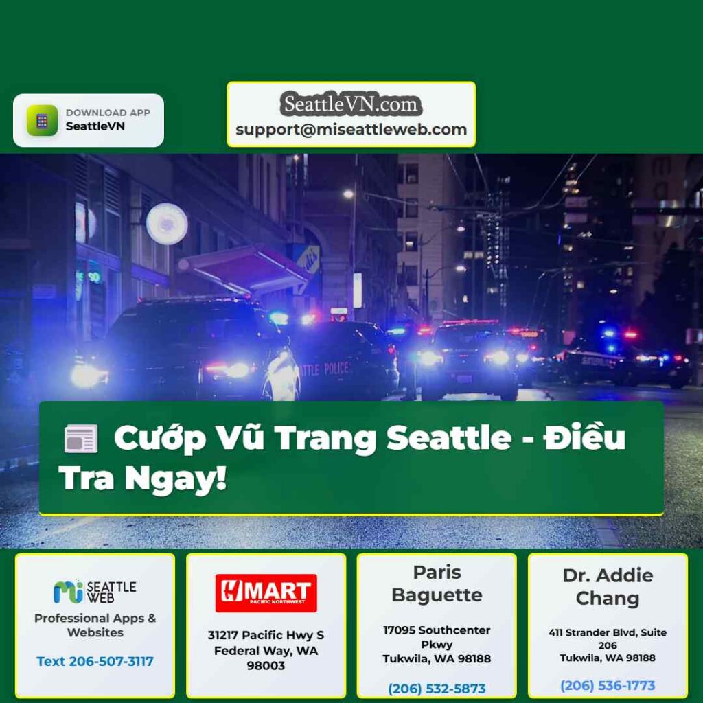 Cướp Vũ Trang Seattle - Điều Tra Ngay!