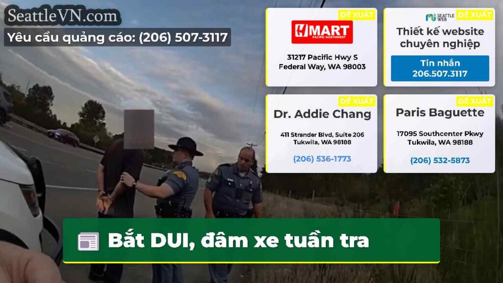 Bắt DUI, đâm xe tuần tra