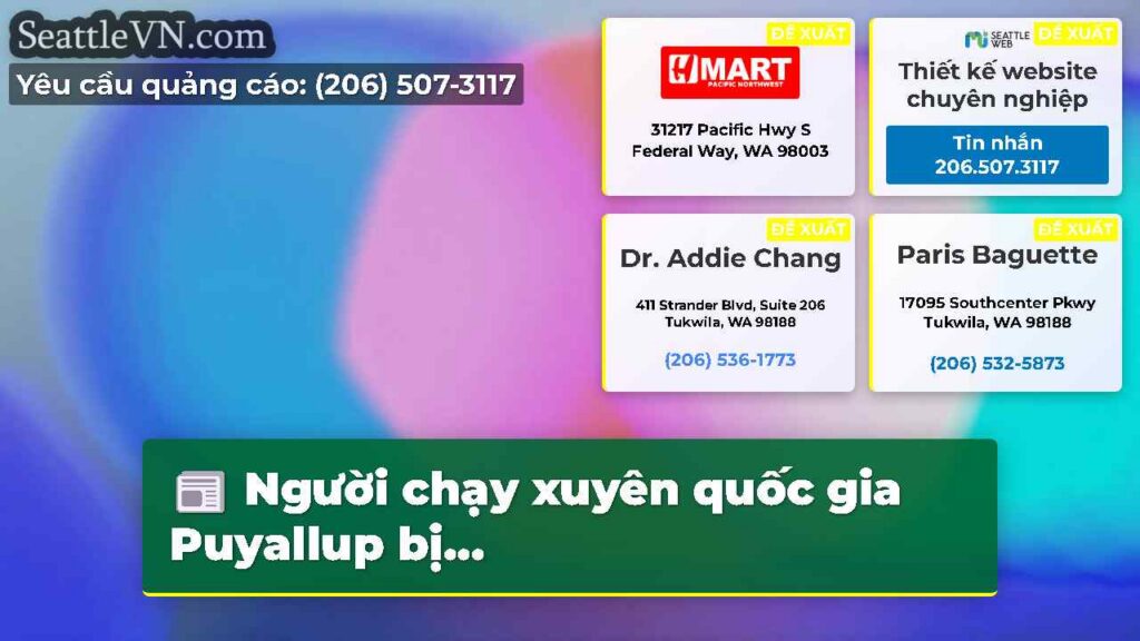 Người chạy xuyên quốc gia Puyallup bị...