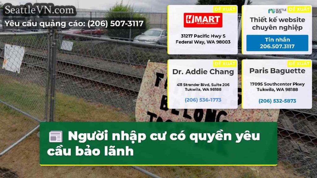 Người nhập cư có quyền yêu cầu bảo lãnh