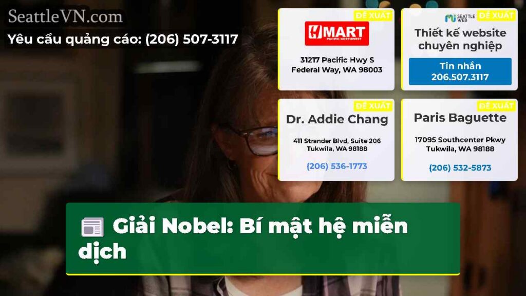 Giải Nobel: Bí mật hệ miễn dịch