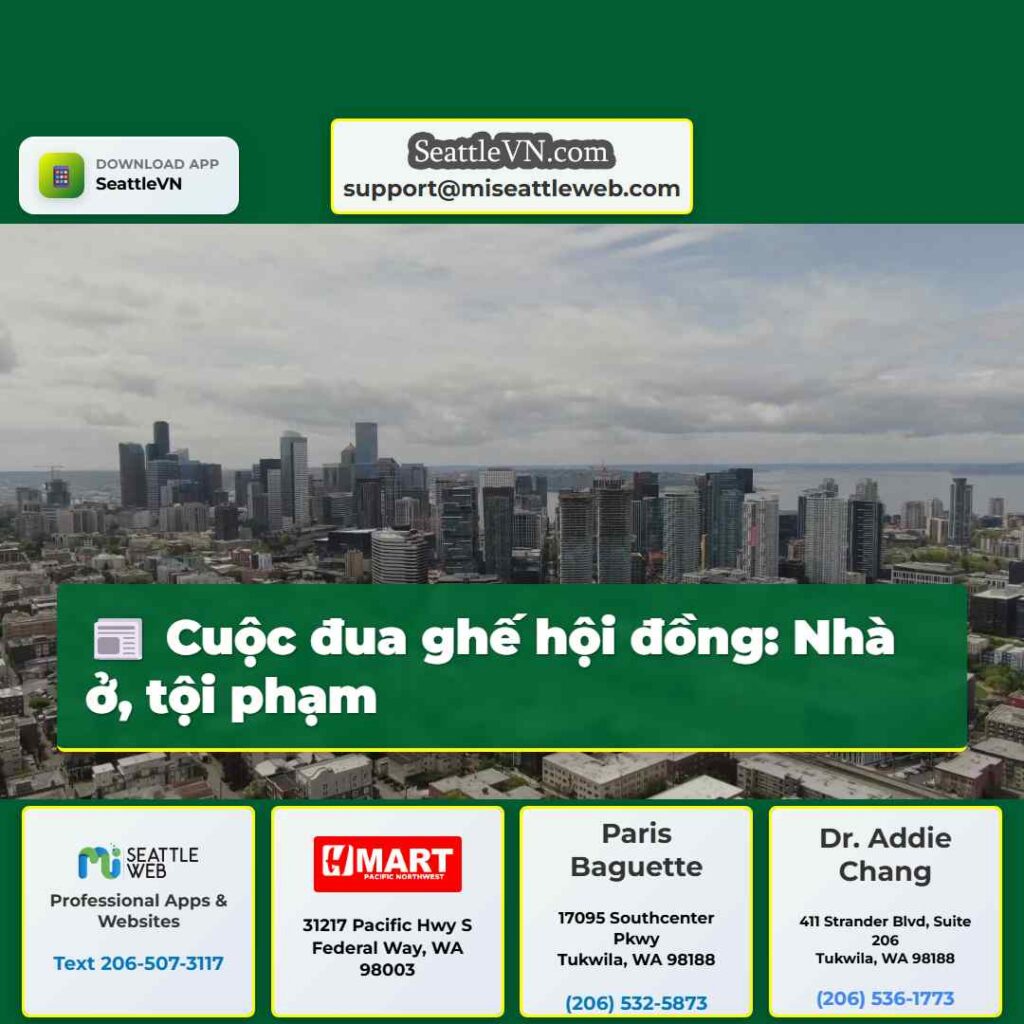 Cuộc đua ghế hội đồng: Nhà ở, tội phạm
