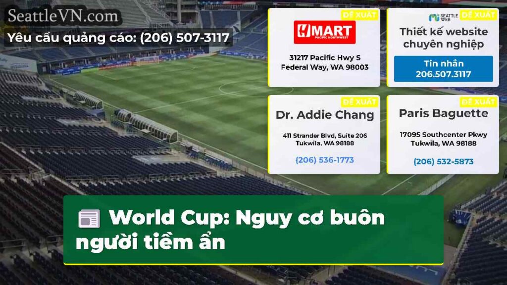 World Cup: Nguy cơ buôn người tiềm ẩn