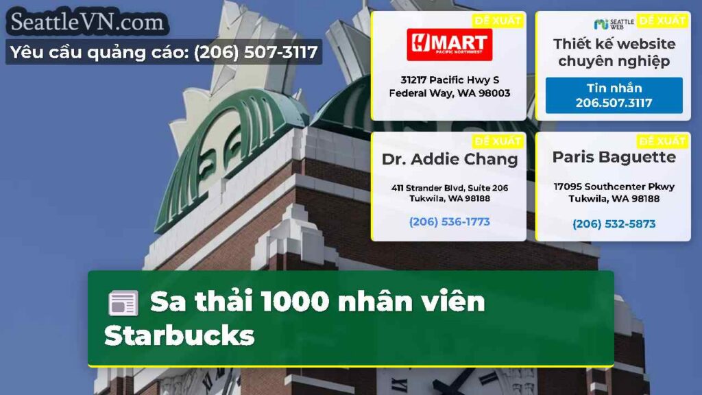 Sa thải 1000 nhân viên Starbucks