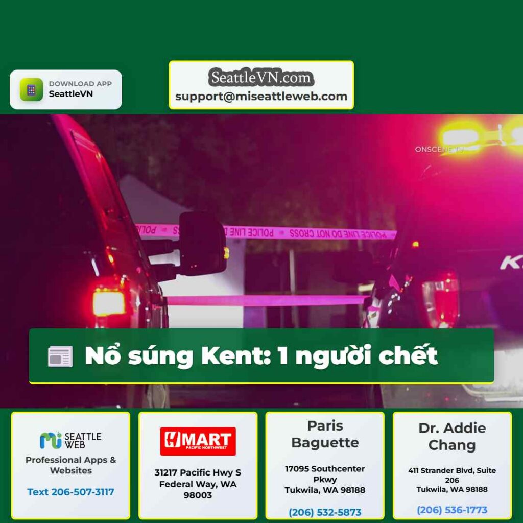 Nổ súng Kent: 1 người chết