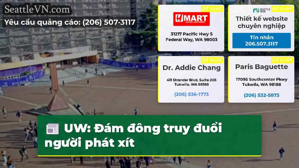 UW: Đám đông truy đuổi người phát xít