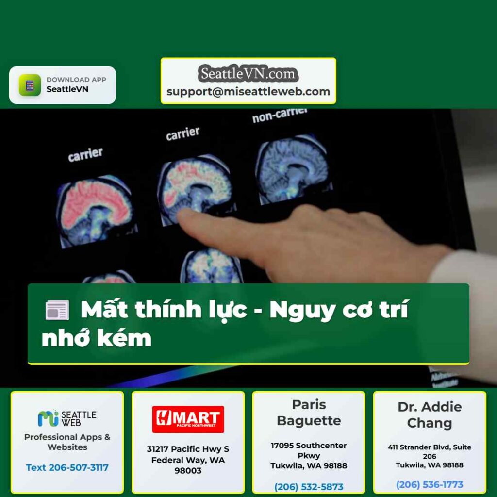 Mất thính lực - Nguy cơ trí nhớ kém