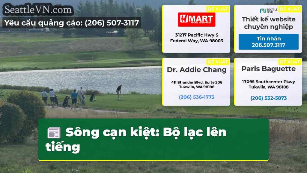 Sông cạn kiệt: Bộ lạc lên tiếng