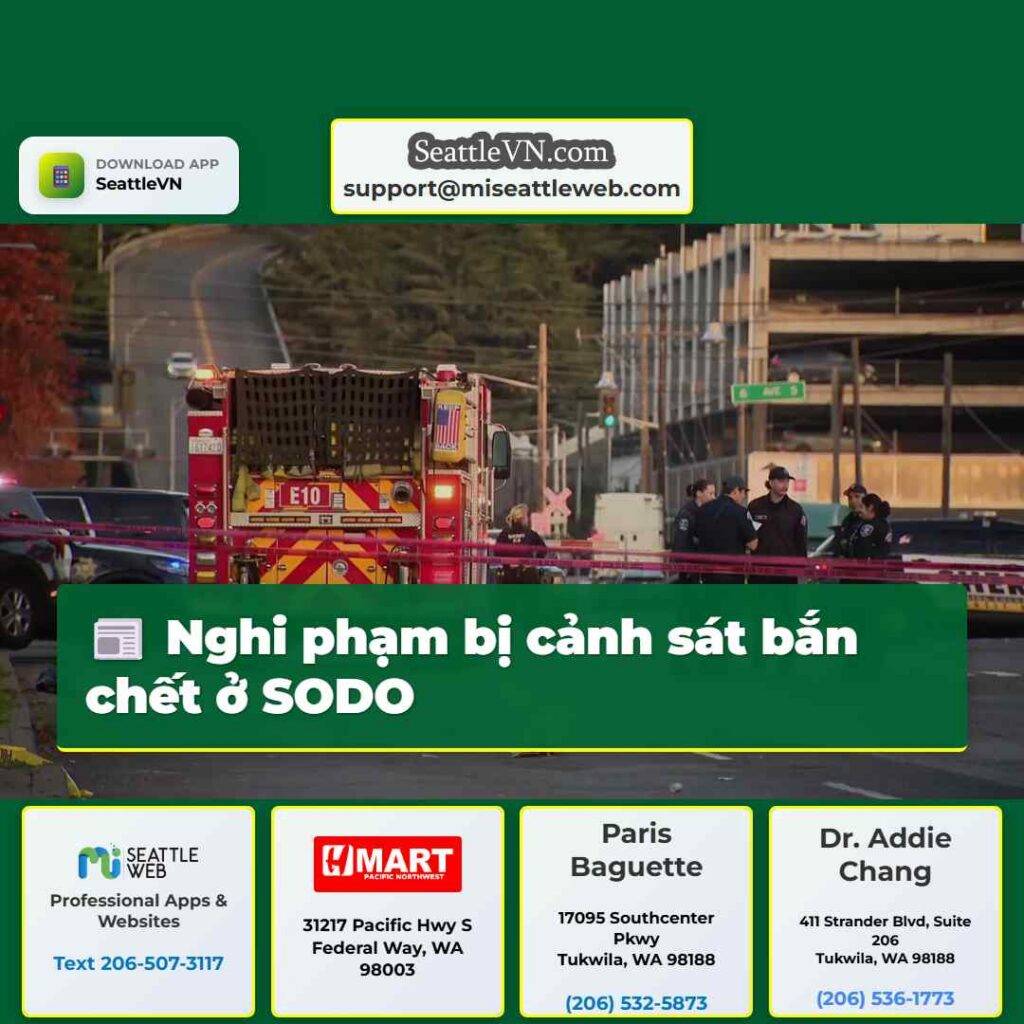 Nghi phạm bị cảnh sát bắn chết ở SODO