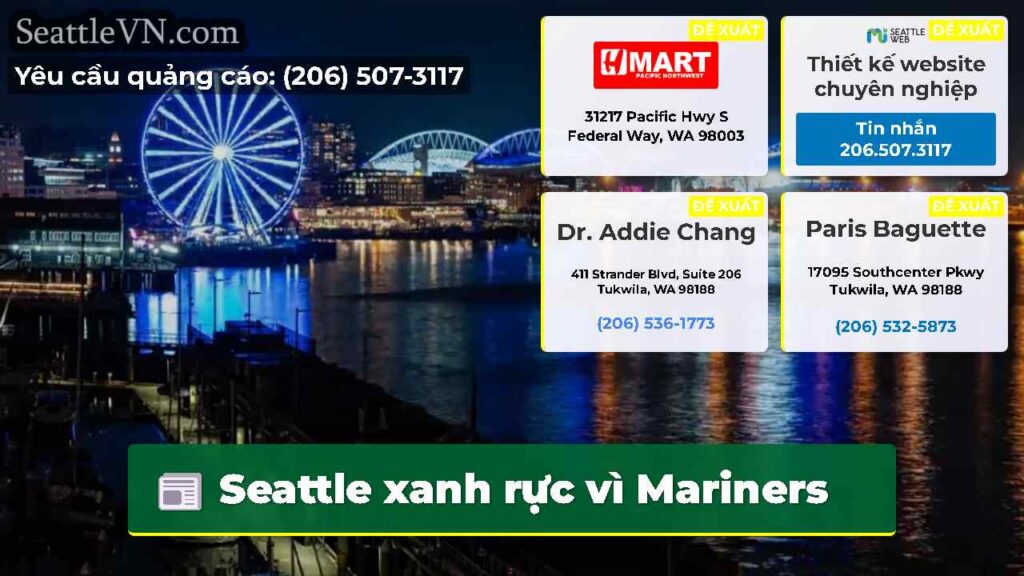 Seattle xanh rực vì Mariners