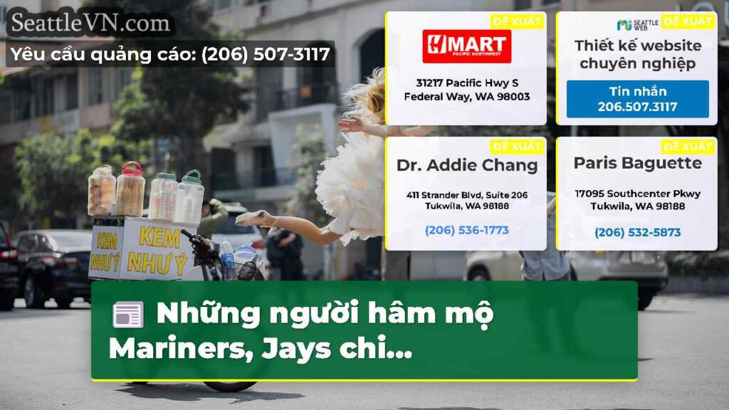 Những người hâm mộ Mariners, Jays chi...