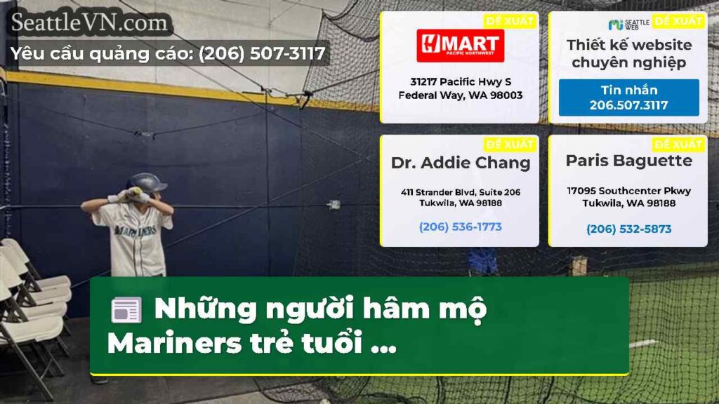 Những người hâm mộ Mariners trẻ tuổi ...