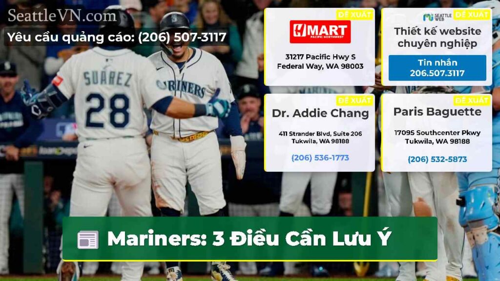 Mariners: 3 Điều Cần Lưu Ý