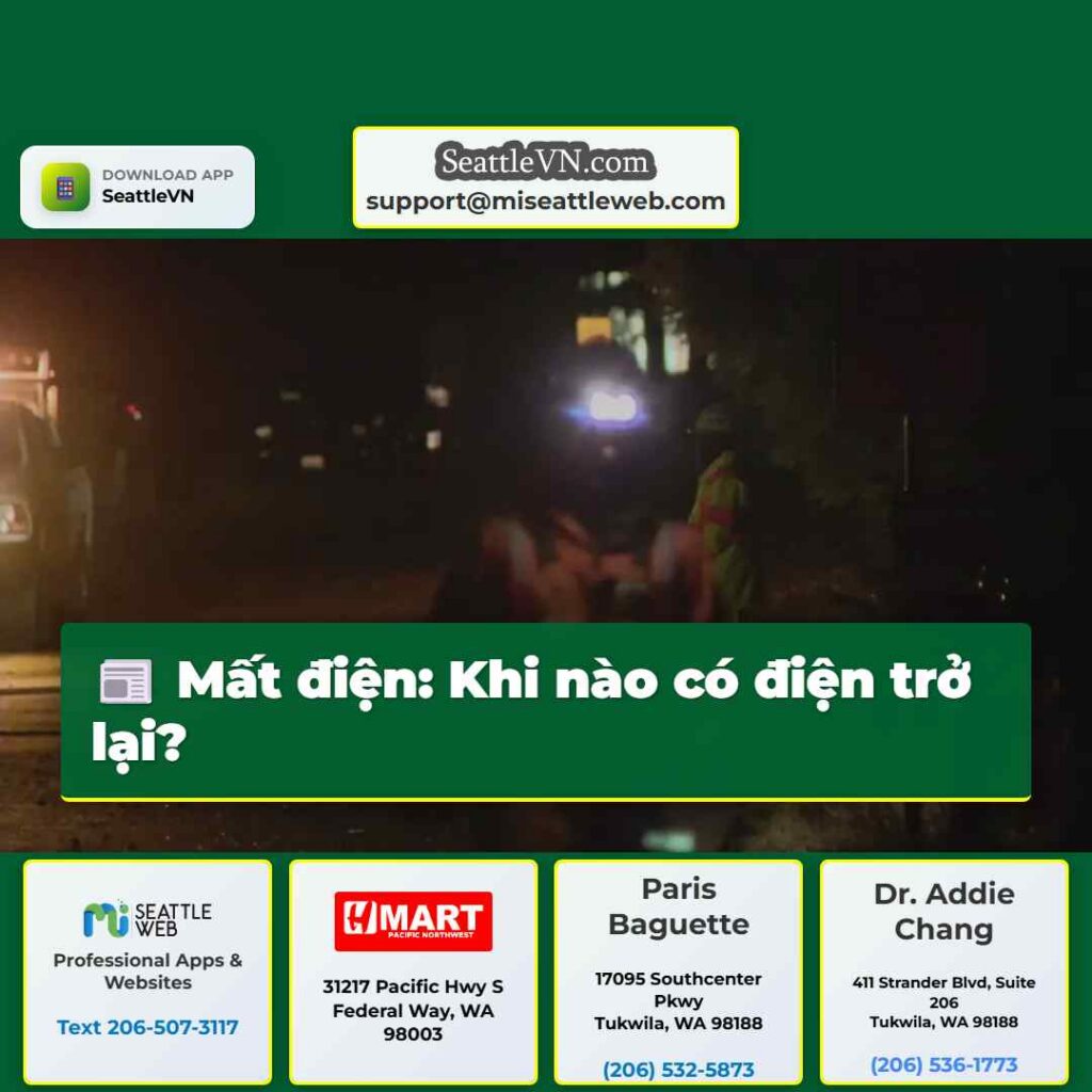 Mất điện: Khi nào có điện trở lại?