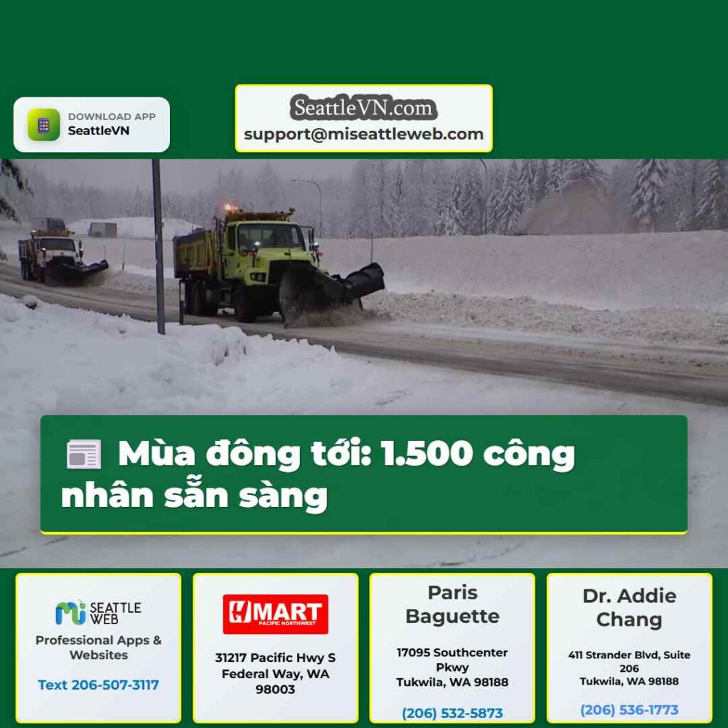 Mùa đông tới: 1.500 công nhân sẵn sàng
