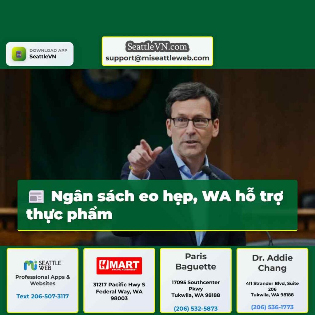 Ngân sách eo hẹp, WA hỗ trợ thực phẩm