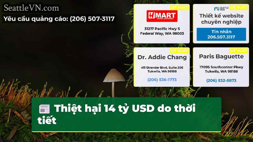 Thiệt hại 14 tỷ USD do thời tiết