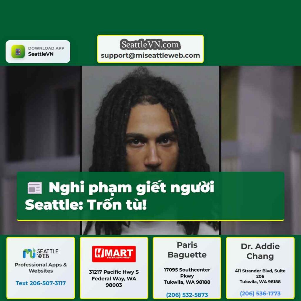 Nghi phạm giết người Seattle: Trốn tù!