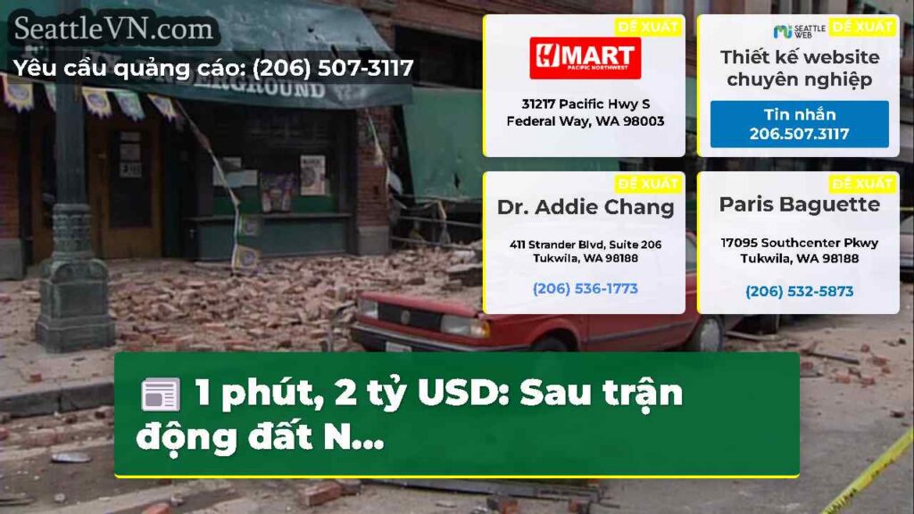 1 phút, 2 tỷ USD: Sau trận động đất N...