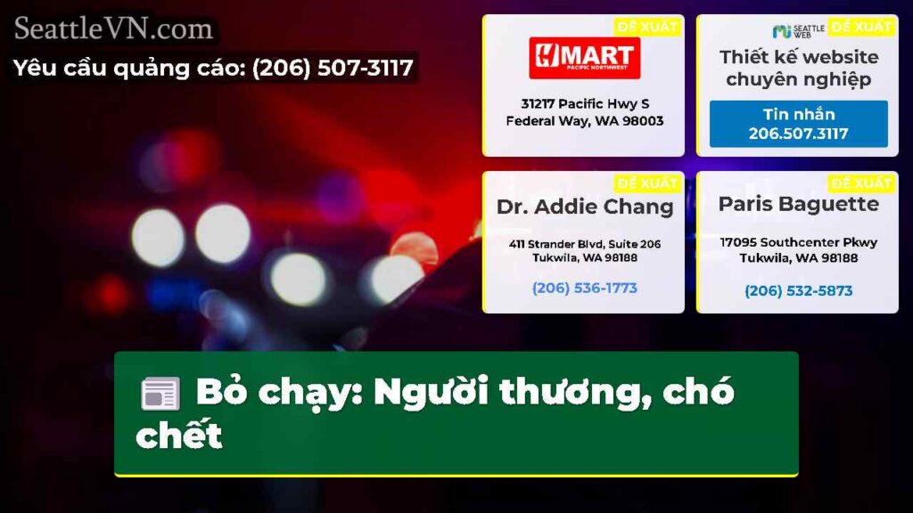 Bỏ chạy: Người thương, chó chết
