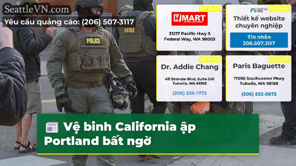 Vệ binh California ập Portland bất ngờ