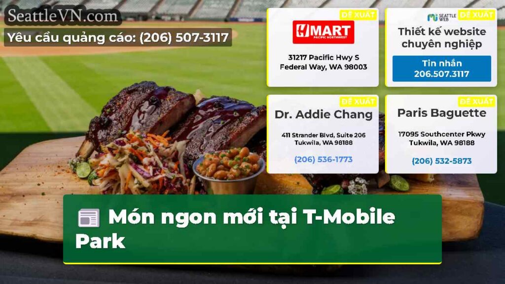 Món ngon mới tại T-Mobile Park