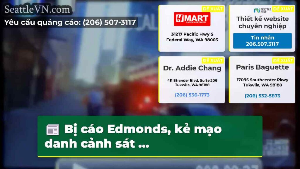Bị cáo Edmonds, kẻ mạo danh cảnh sát ...