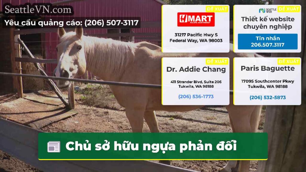 Chủ sở hữu ngựa phản đối