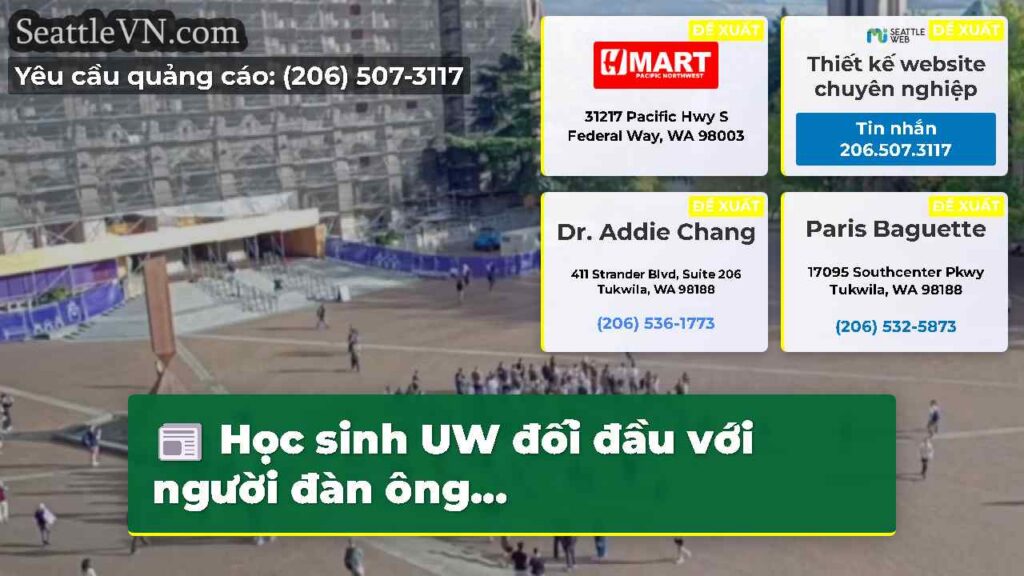 Học sinh UW đối đầu với người đàn ông...