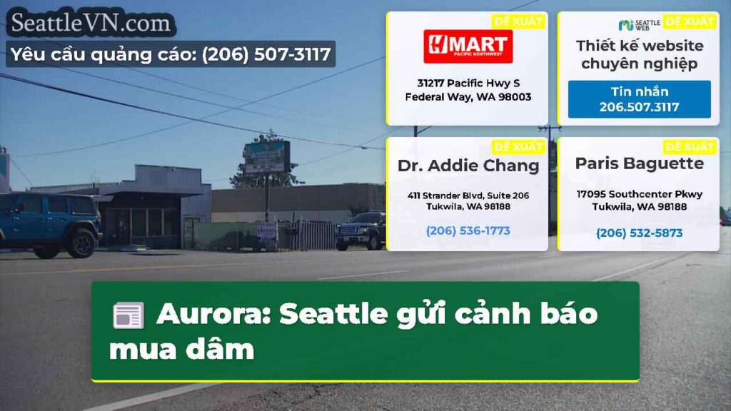 Aurora: Seattle gửi cảnh báo mua dâm