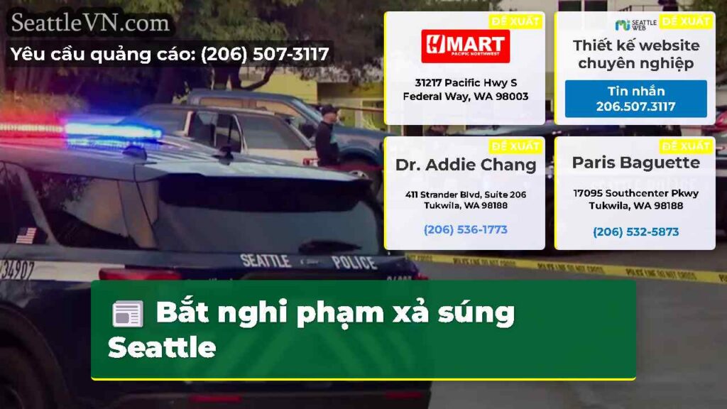 Bắt nghi phạm xả súng Seattle