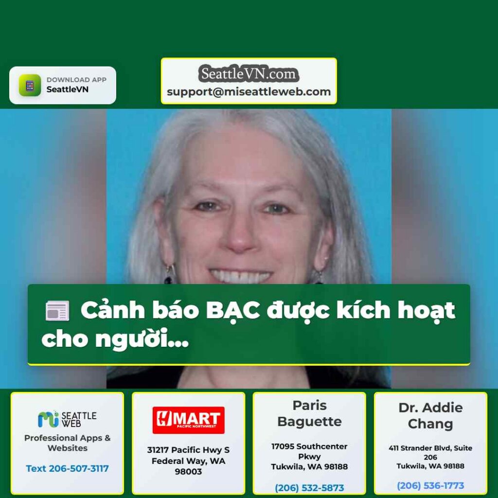 Cảnh báo BẠC được kích hoạt cho người...