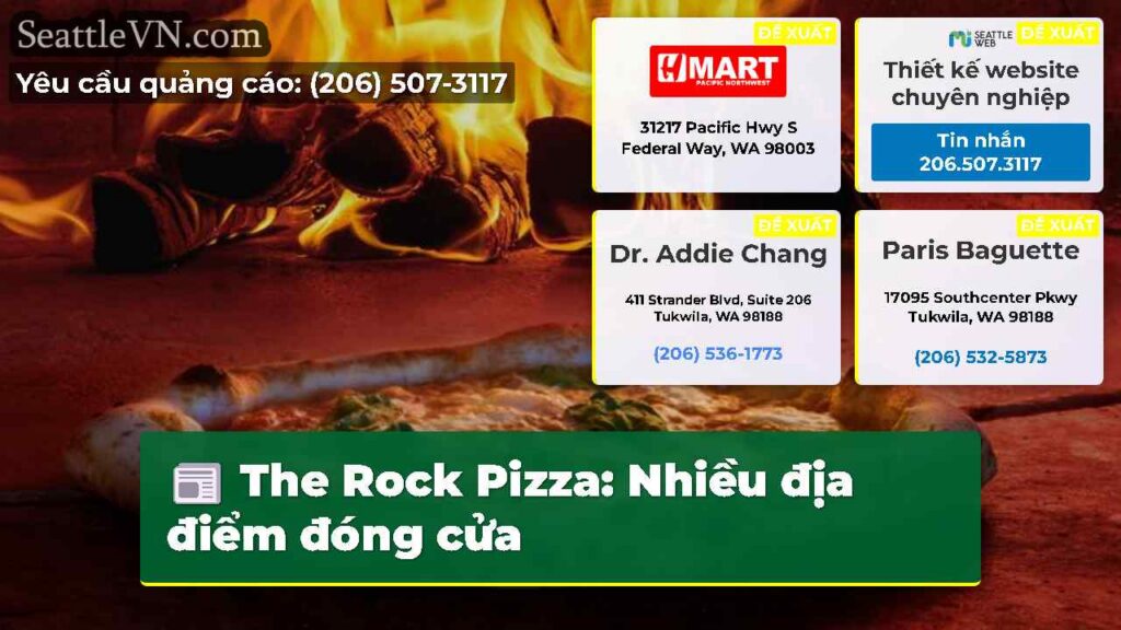 The Rock Pizza: Nhiều địa điểm đóng cửa