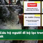 Cứu hộ người đi bộ lạc trong tuyết