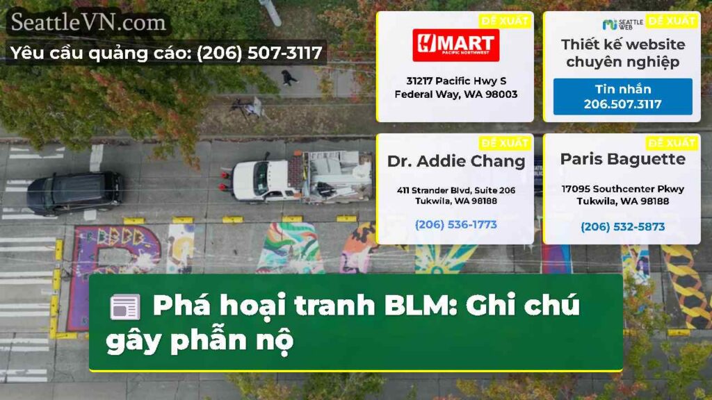 Phá hoại tranh BLM: Ghi chú gây phẫn nộ
