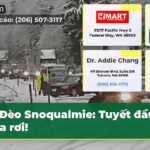 Đèo Snoqualmie Tuyết đầu mùa rơi!