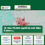 Hơn 75.000 người bị mất điện ở phía t…