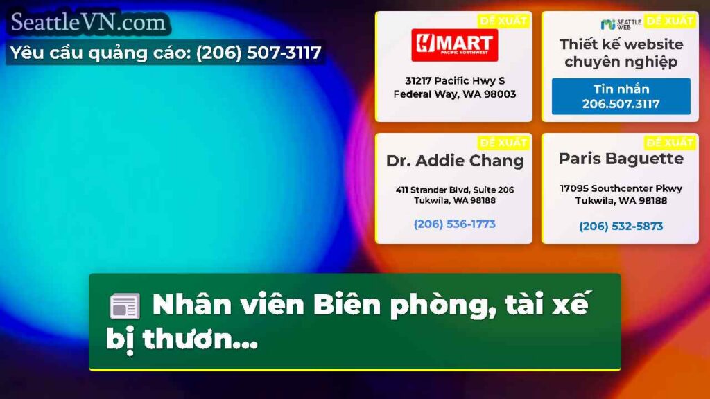 Nhân viên Biên phòng, tài xế bị thươn...