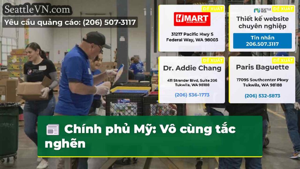 Chính phủ Mỹ: Vô cùng tắc nghẽn